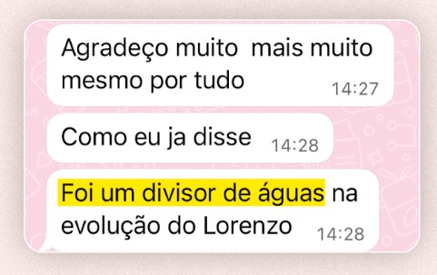 Depoimento real — Michele, mãe do Lorenzo